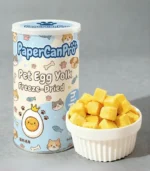 Recyclable custom printable paper cans with airtight seal for small-batch pet treats EU market. - Image 4